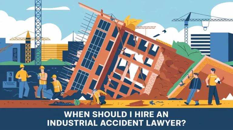 When Should I Hire an Industrial Accident Lawyer