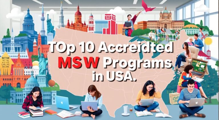 Top 10 Accredited Online MSW Programs in the USA